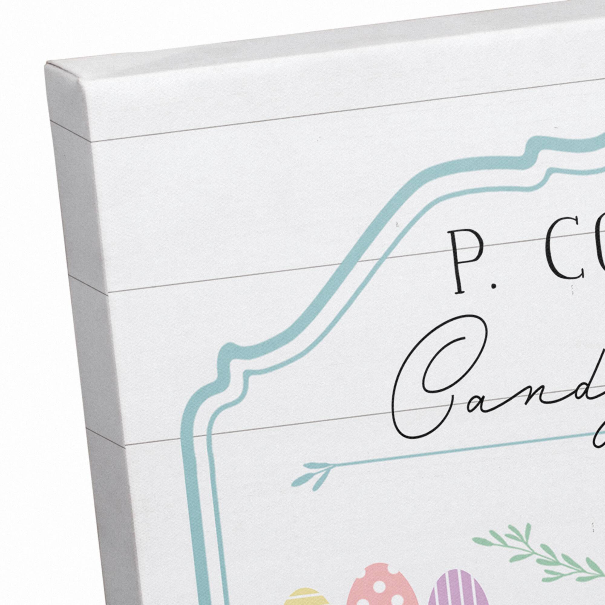 P Cottontail Candy Co 14" x 11' Canvas Wall Art